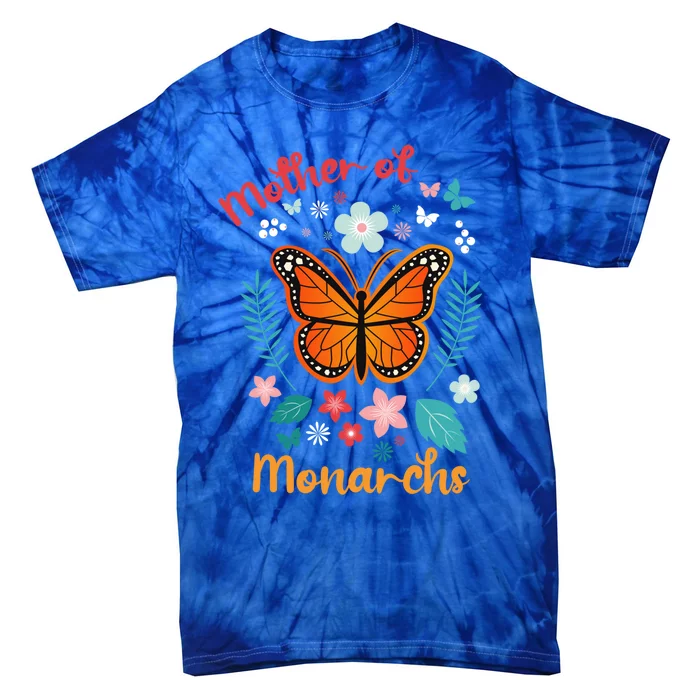 Mother's Day Queen Mom Tees Mother Of Monarchs Powerful Gift Tie-Dye T-Shirt