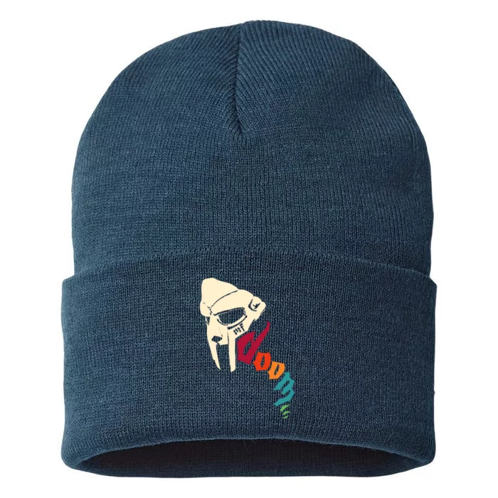 MF Doom Retro Sustainable Knit Beanie