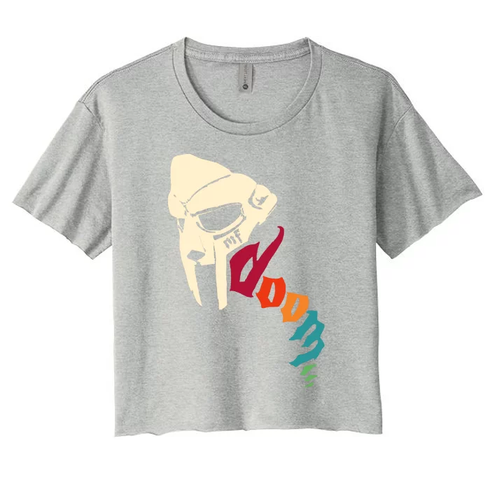 MF Doom Retro Women's Crop Top Tee