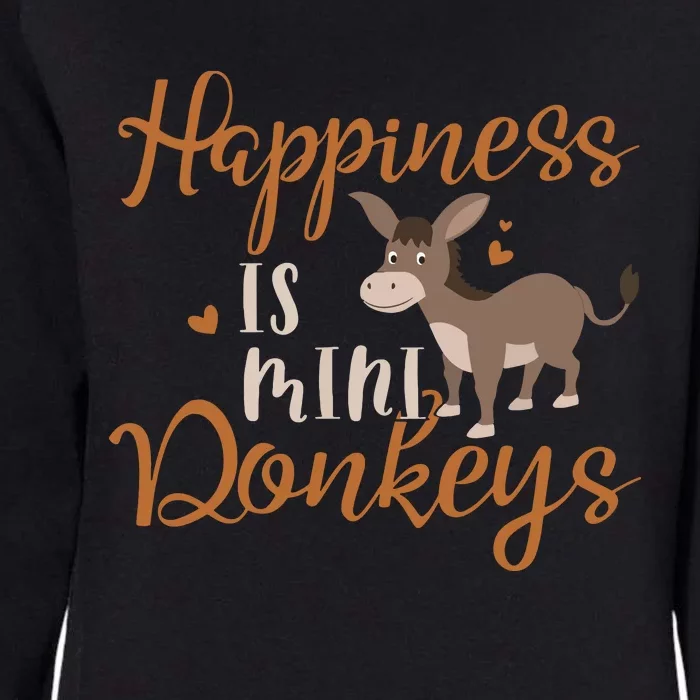 Miniature Donkeys Rancher Farmer Mini Donkey Lover Gift Womens California Wash Sweatshirt