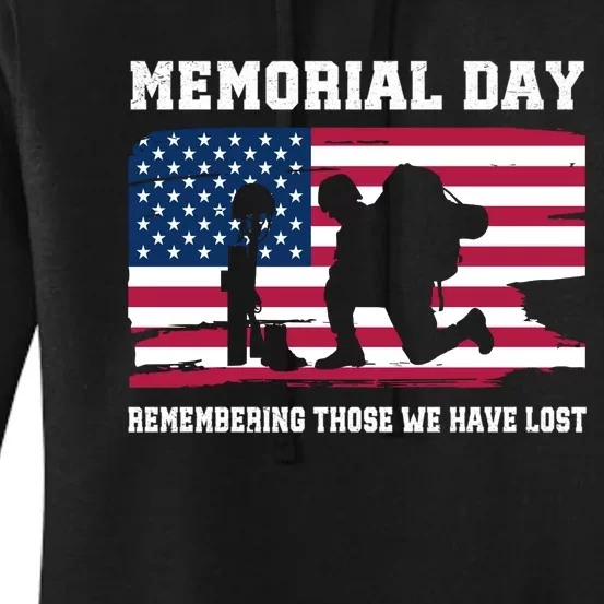 Memorial Day Remember Women's Pullover Hoodie