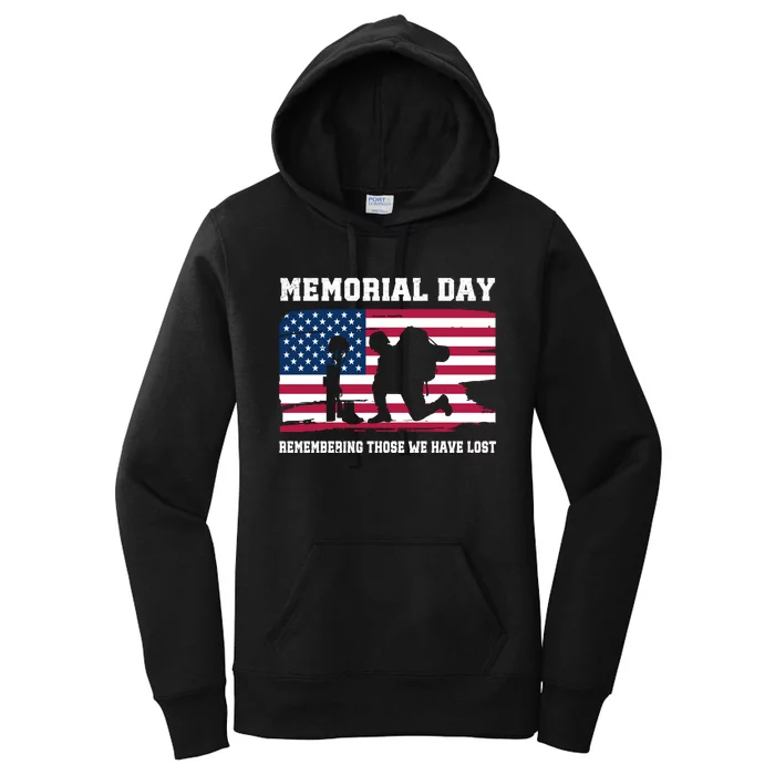 Memorial Day Remember Women's Pullover Hoodie