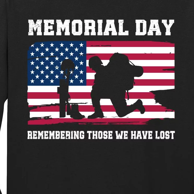 Memorial Day Remember Tall Long Sleeve T-Shirt