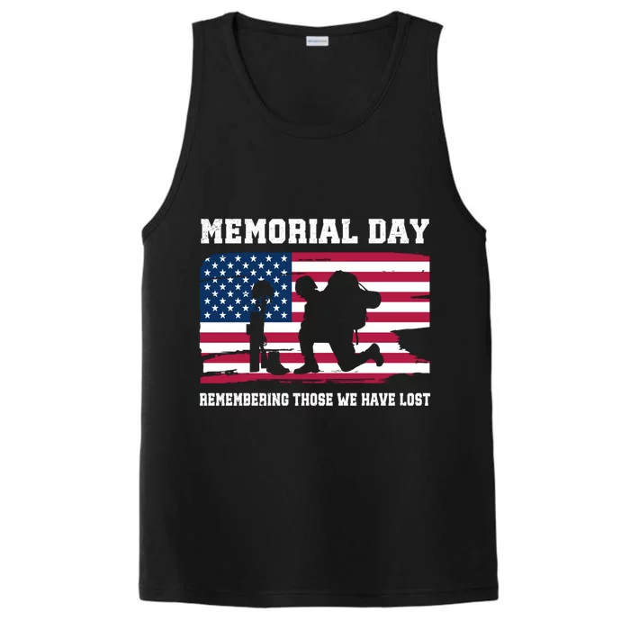 Memorial Day Remember Performance Tank