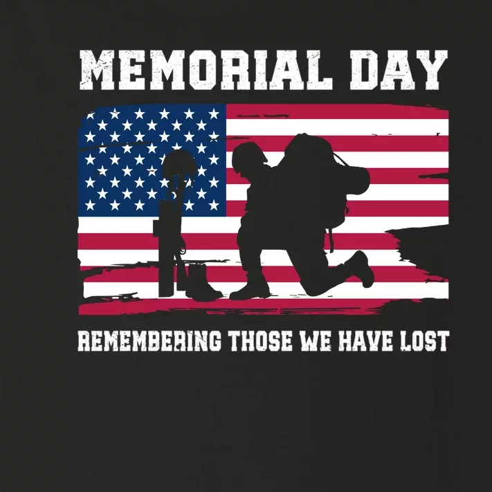 Memorial Day Remember Toddler Long Sleeve Shirt