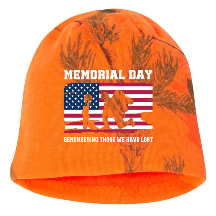 Memorial Day Remember Kati - Camo Knit Beanie