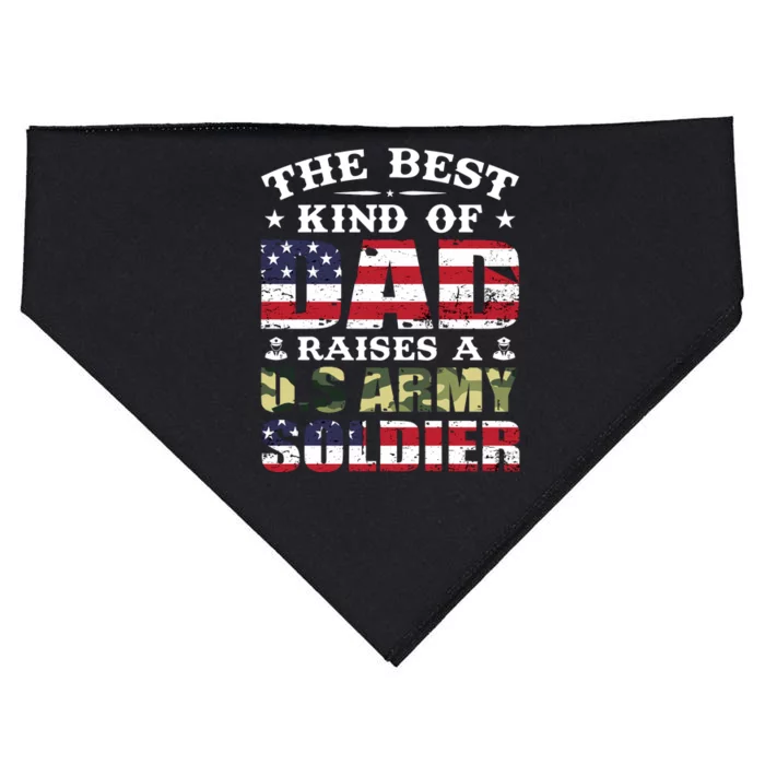 Military Dad Raised A U.S Army Soldier USA-Made Doggie Bandana