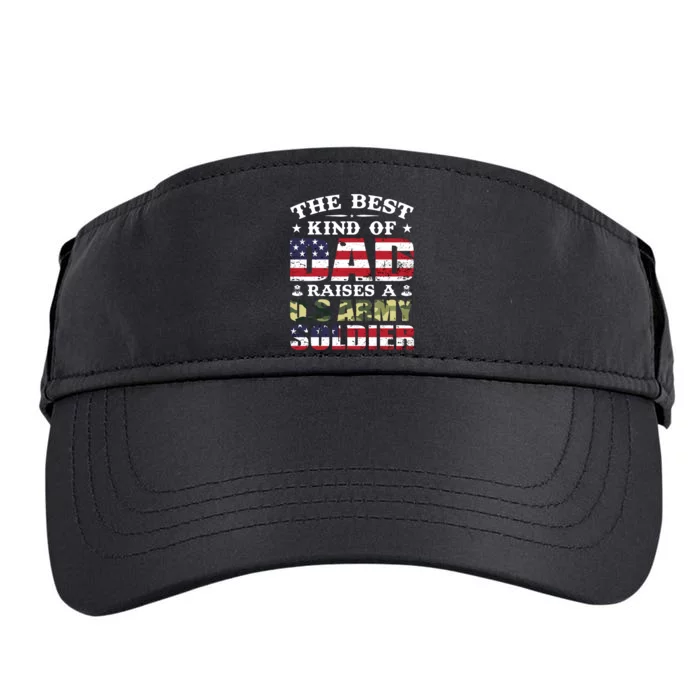 Military Dad Raised A U.S Army Soldier Adult Drive Performance Visor