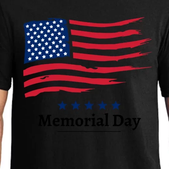 Memorial Day Remember And Honor America Flag Meaningful Gift Pajama Set