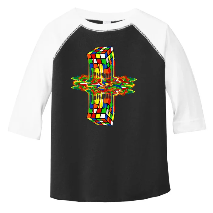 Melting Down Rubik Rubix Rubics Player Cube Toddler Fine Jersey T-Shirt