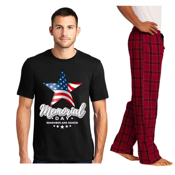 Memorial Day Remember And Honor Gift Pajama Set