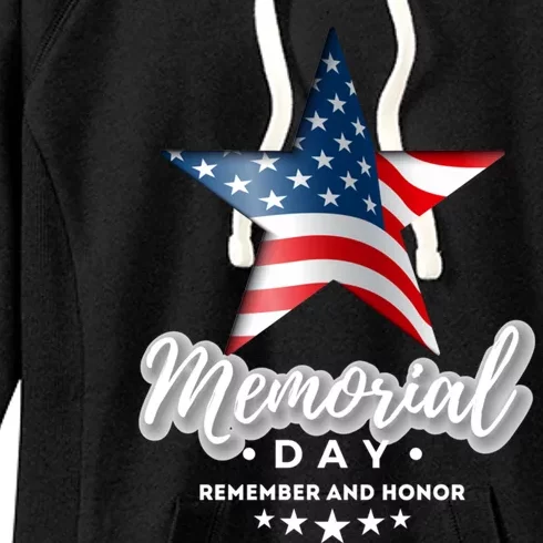 Memorial Day Remember And Honor Gift Women's Fleece Hoodie