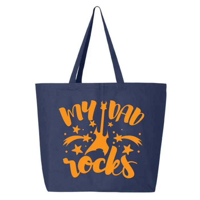 My Dad Rocks Funny Gift 25L Jumbo Tote