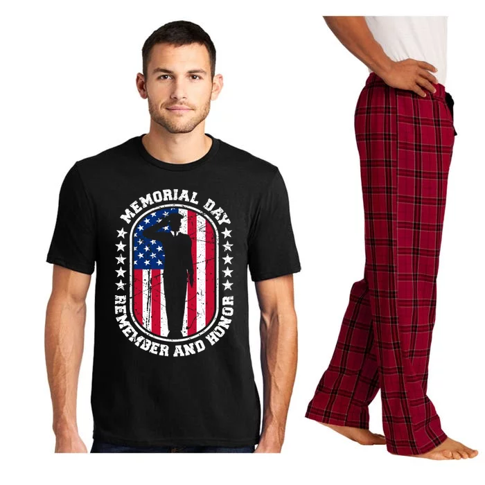 Memorial Day Remember Honor Veterans Sacrifice For Freedom Cute Gift Pajama Set