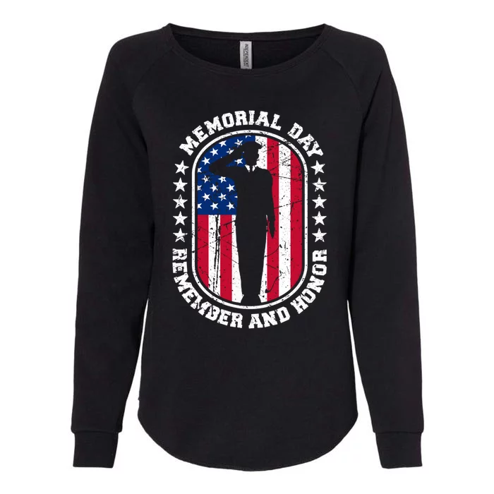 Memorial Day Remember Honor Veterans Sacrifice For Freedom Cute Gift Womens California Wash Sweatshirt