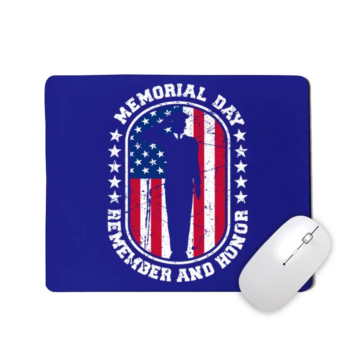 Memorial Day Remember Honor Veterans Sacrifice For Freedom Cute Gift Mousepad