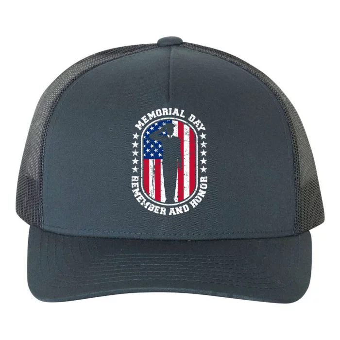 Memorial Day Remember Honor Veterans Sacrifice For Freedom Cute Gift Yupoong Adult 5-Panel Trucker Hat