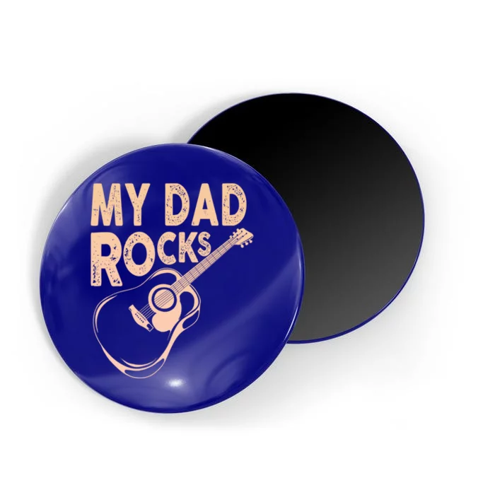 My Dad Rocks/ Father Day Quote Saying Gift Magnet