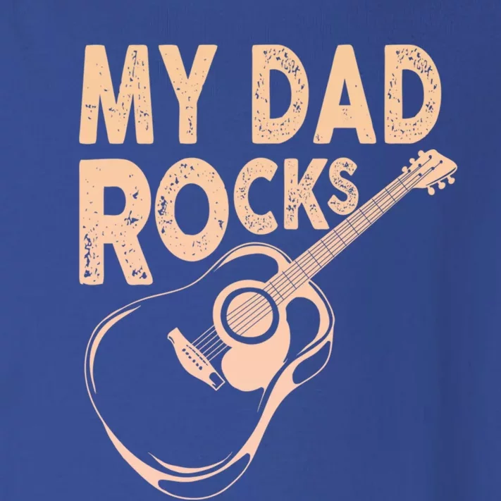 My Dad Rocks/ Father Day Quote Saying Gift Toddler Long Sleeve Shirt