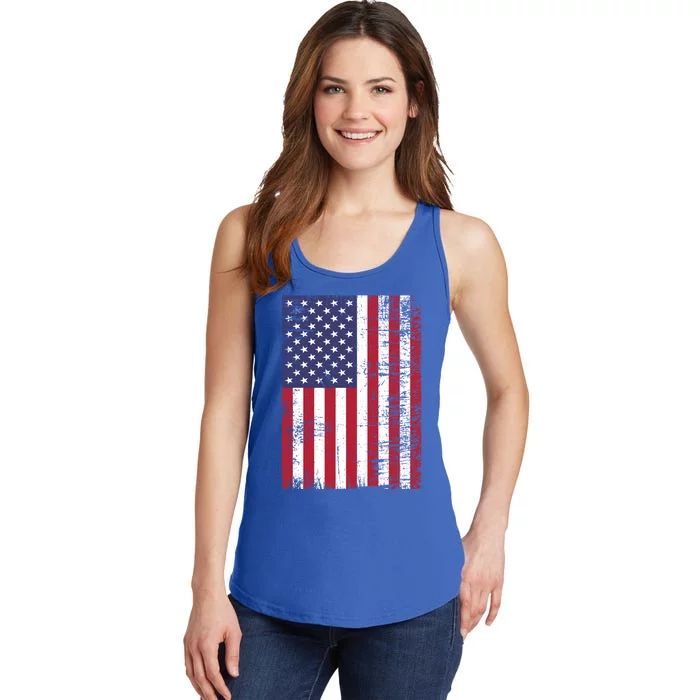 Memorial Day Remember And Honor Soldier Patriotic Armed Forces Gift Ladies Essential Tank