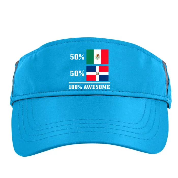 Mexico Dominican Republic Mexican Flag Pride Funny Adult Drive Performance Visor