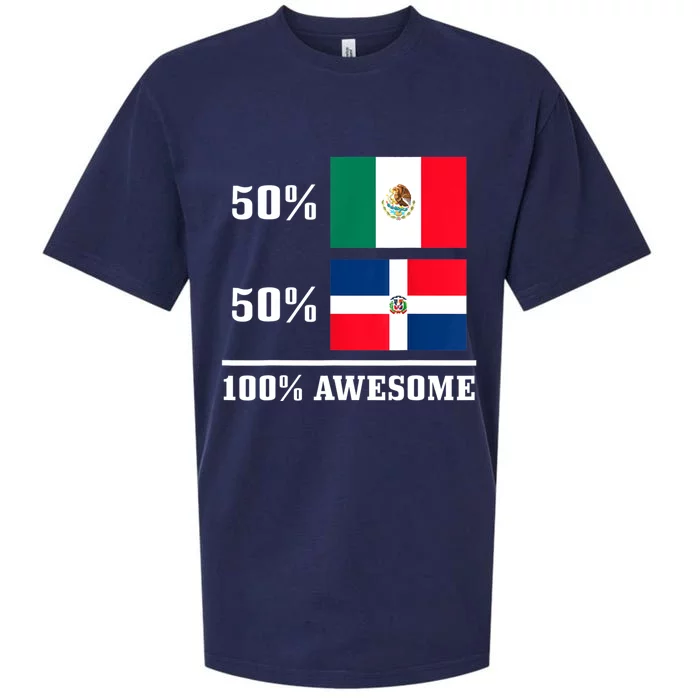 Mexico Dominican Republic Mexican Flag Pride Funny Sueded Cloud Jersey T-Shirt