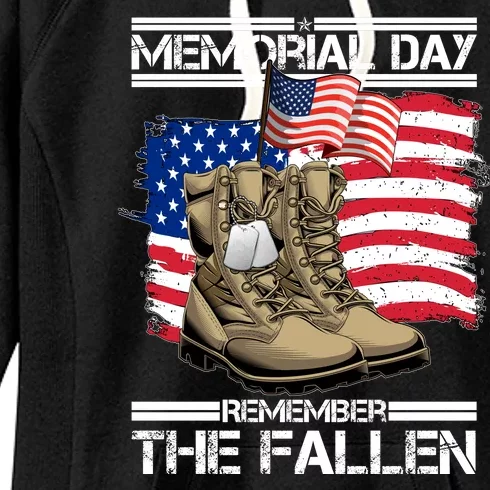 Memorial Day Remember The Fallen Women's Fleece Hoodie