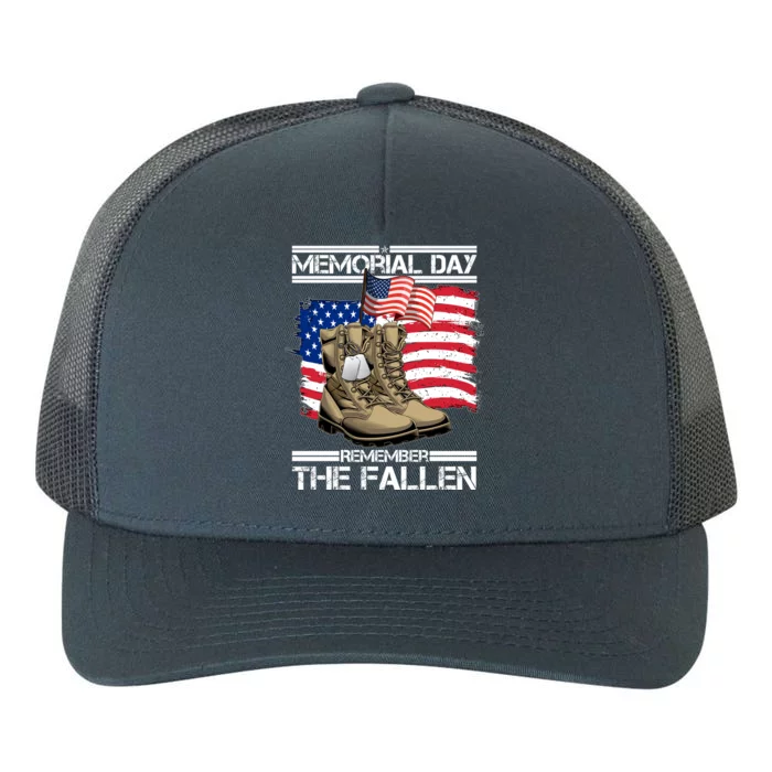 Memorial Day Remember The Fallen Yupoong Adult 5-Panel Trucker Hat