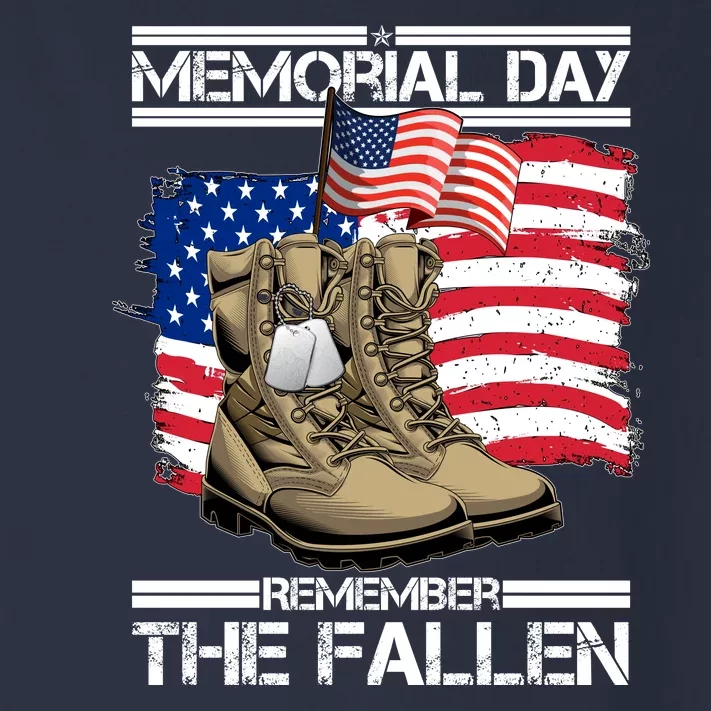 Memorial Day Remember The Fallen Toddler Long Sleeve Shirt