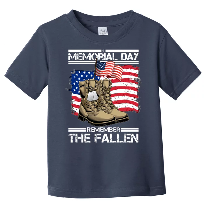 Memorial Day Remember The Fallen Toddler T-Shirt