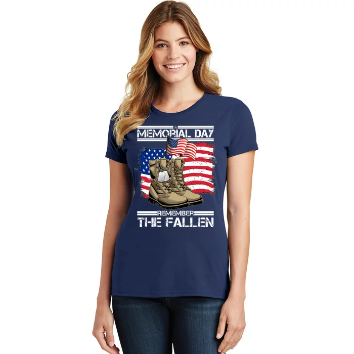 Memorial Day Remember The Fallen Women's T-Shirt