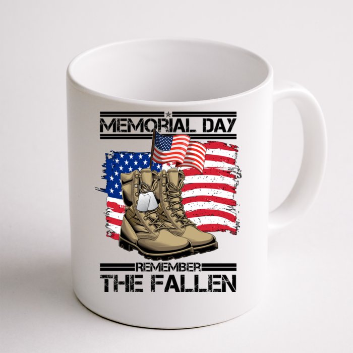 Memorial Day Remember The Fallen Front & Back Coffee Mug