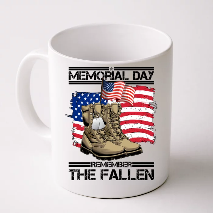 Memorial Day Remember The Fallen Front & Back Coffee Mug