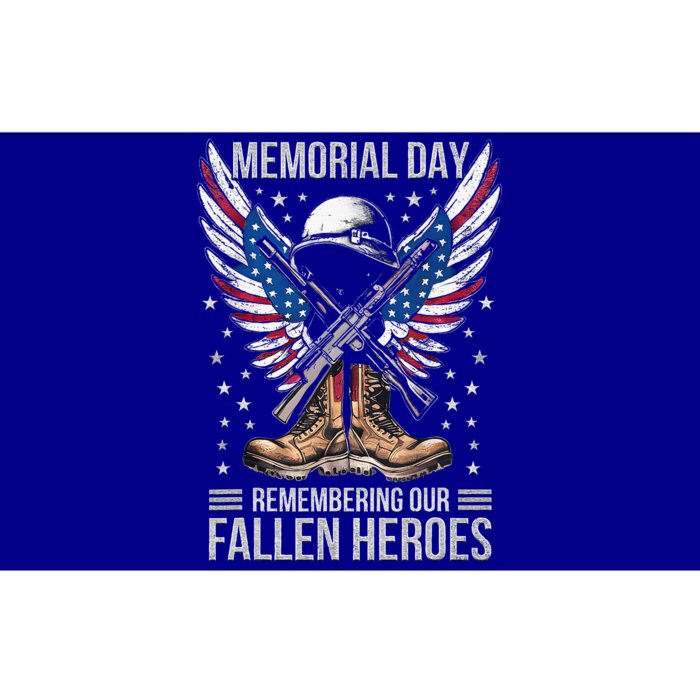 Memorial Day Remember The Fallen Veteran Military Bumper Sticker