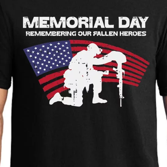 Memorial Day Remembering Our Fallen Heroes Us Flag Pajama Set