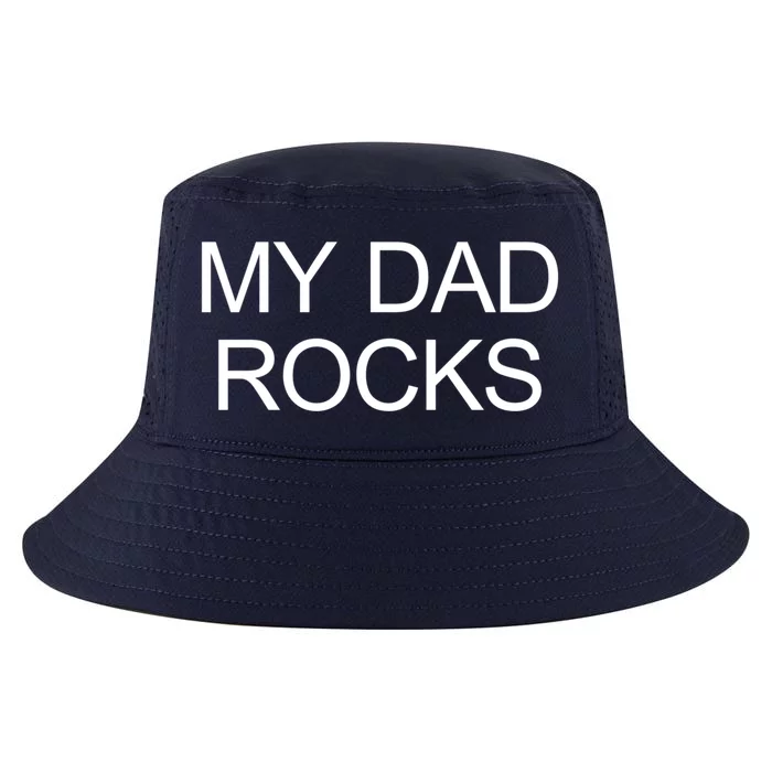 My Dad Rocks Gift Cool Comfort Performance Bucket Hat