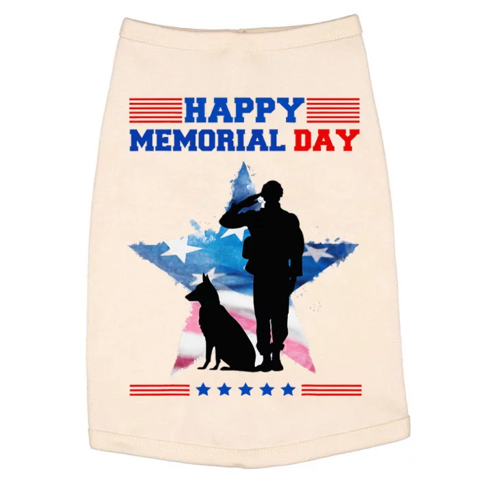 Memorial Day Remember The Fallen Happy Memorial Day Doggie Tank