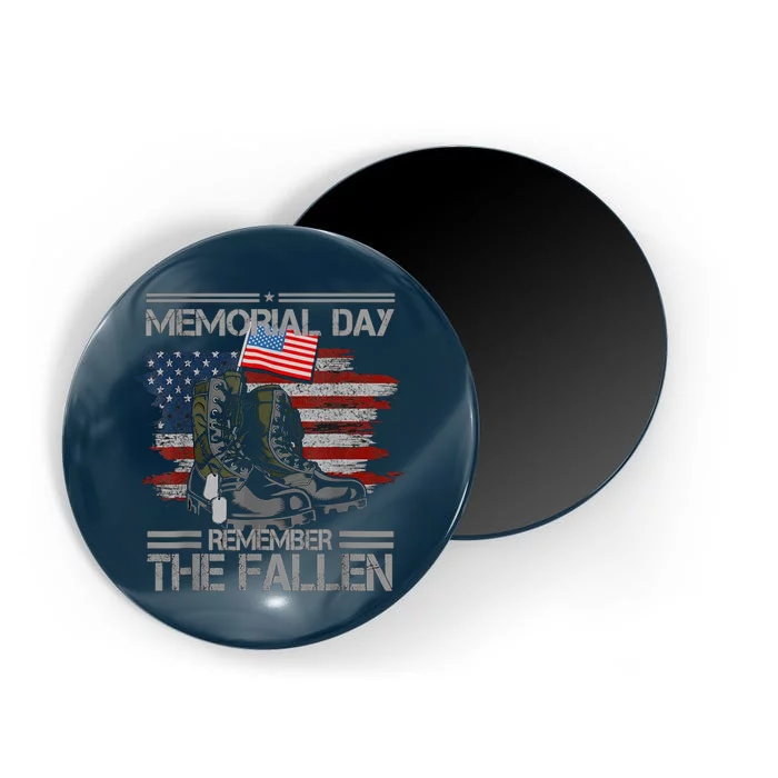 Memorial Day Remember The Fallen Veteran Military Vintage Magnet