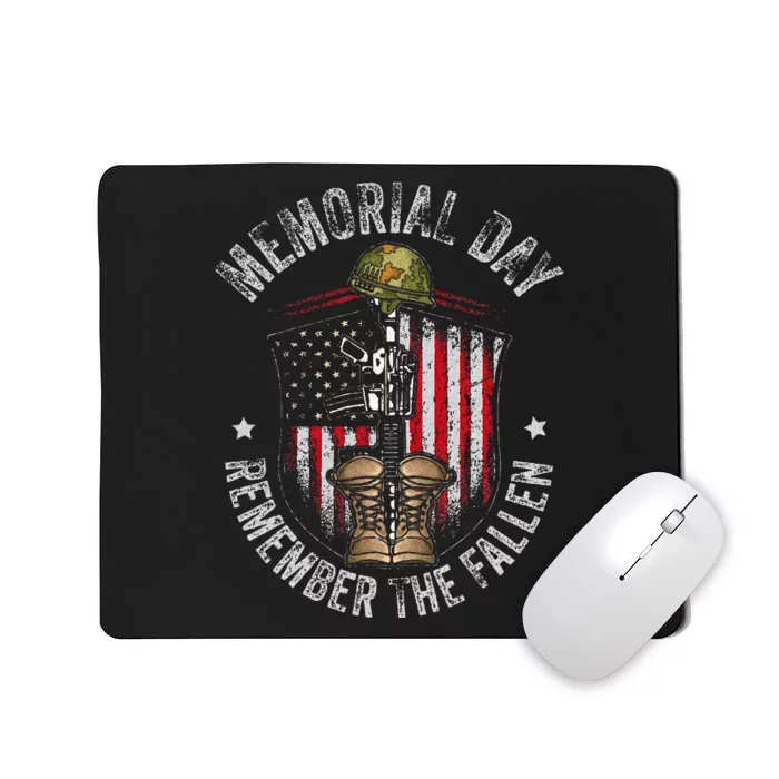 Memorial Day Remember The Fallen Veterans Day Veteran Mousepad