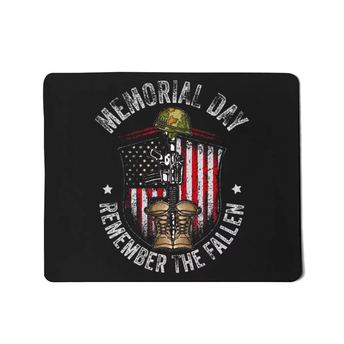 Memorial Day Remember The Fallen Veterans Day Veteran Mousepad