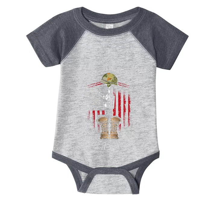 Memorial Day Remember The Fallen Veterans Day Veteran Infant Baby Jersey Bodysuit