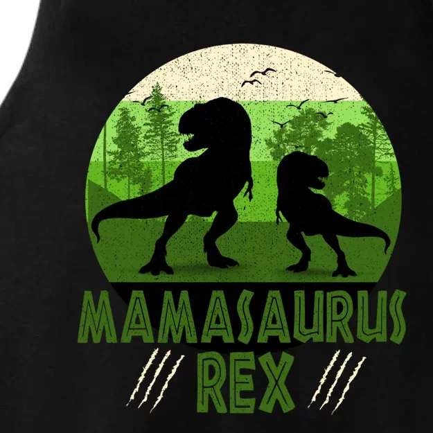 Mamasaurus Dinosaur Rex Mom MotherS Day Family Matching Meaningful Gift Ladies Tri-Blend Wicking Tank