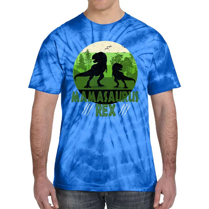 Mamasaurus Dinosaur Rex Mom MotherS Day Family Matching Meaningful Gift Tie-Dye T-Shirt