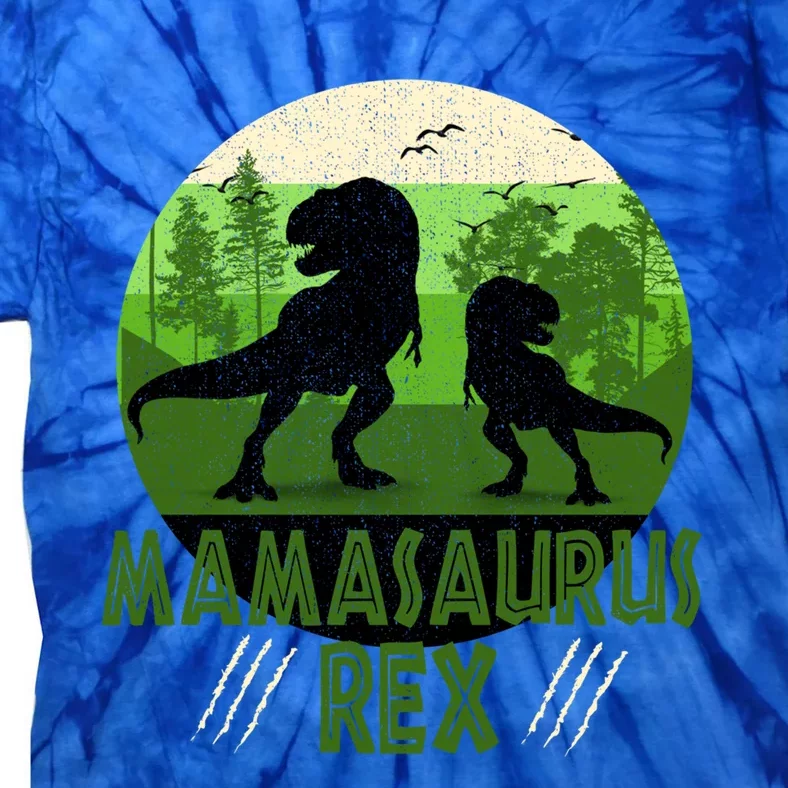 Mamasaurus Dinosaur Rex Mom MotherS Day Family Matching Meaningful Gift Tie-Dye T-Shirt