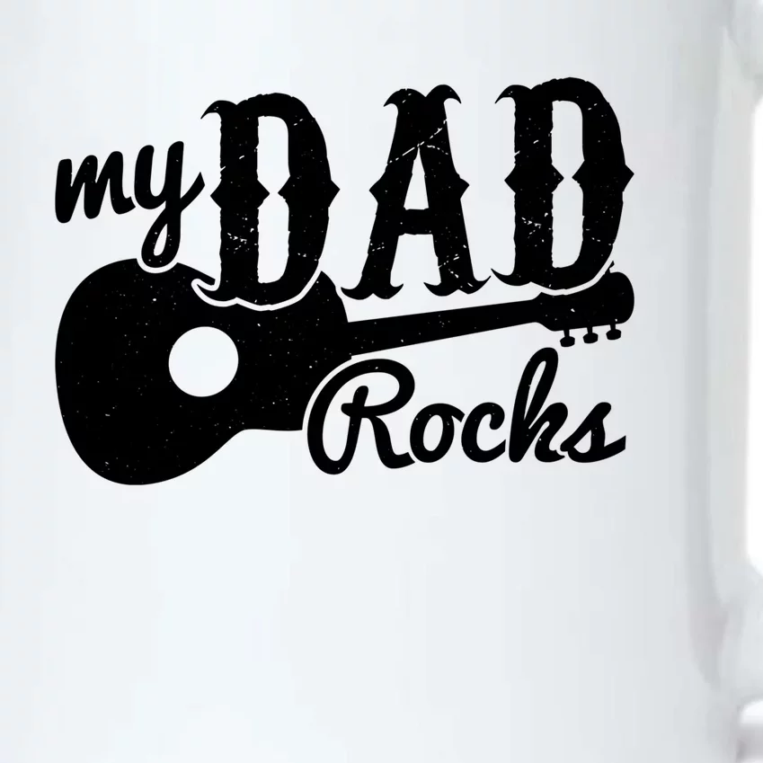 My Dad Rocks Musicians Meaningful Gift Guitars Gift Black Color Changing Mug