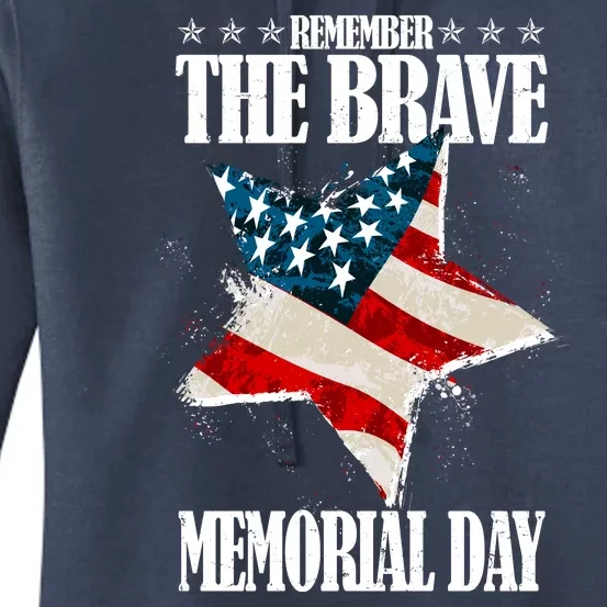 Memorial Day Remember The Brave Women's Pullover Hoodie