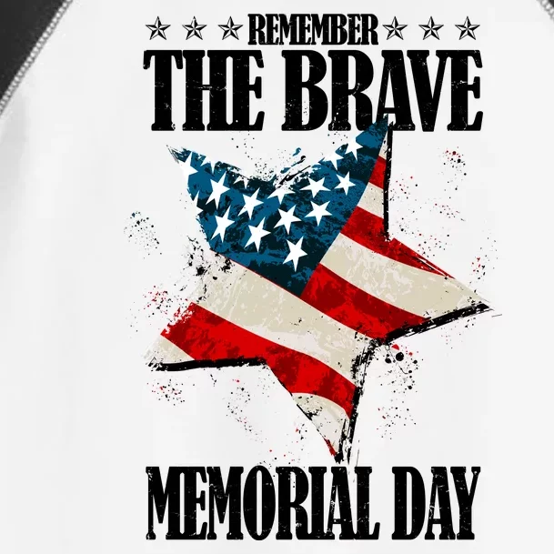 Memorial Day Remember The Brave Toddler Fine Jersey T-Shirt