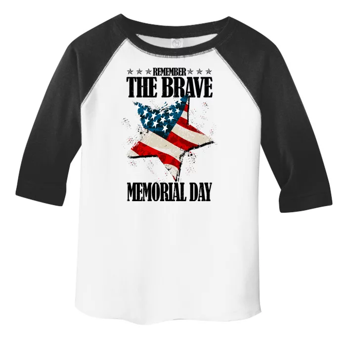 Memorial Day Remember The Brave Toddler Fine Jersey T-Shirt