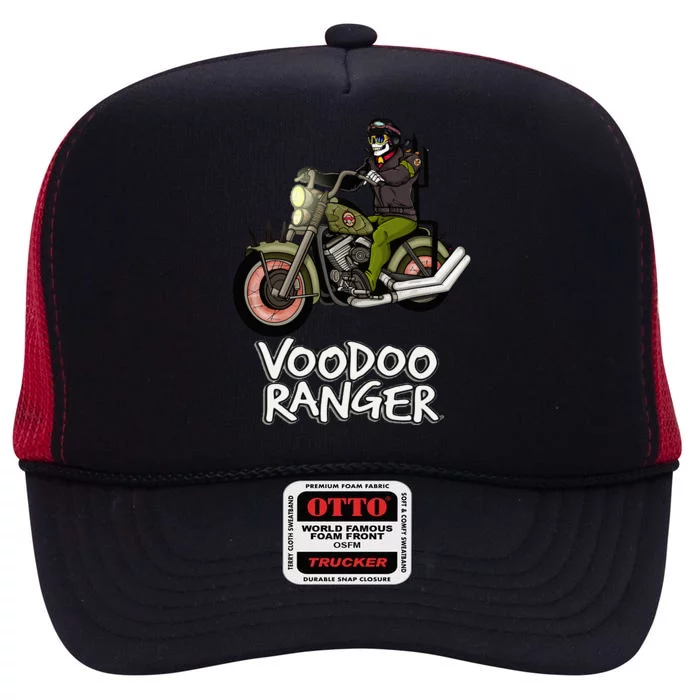 Motorcycle Drag Racing Sprints Voodoo Bike Rider High Crown Mesh Trucker Hat