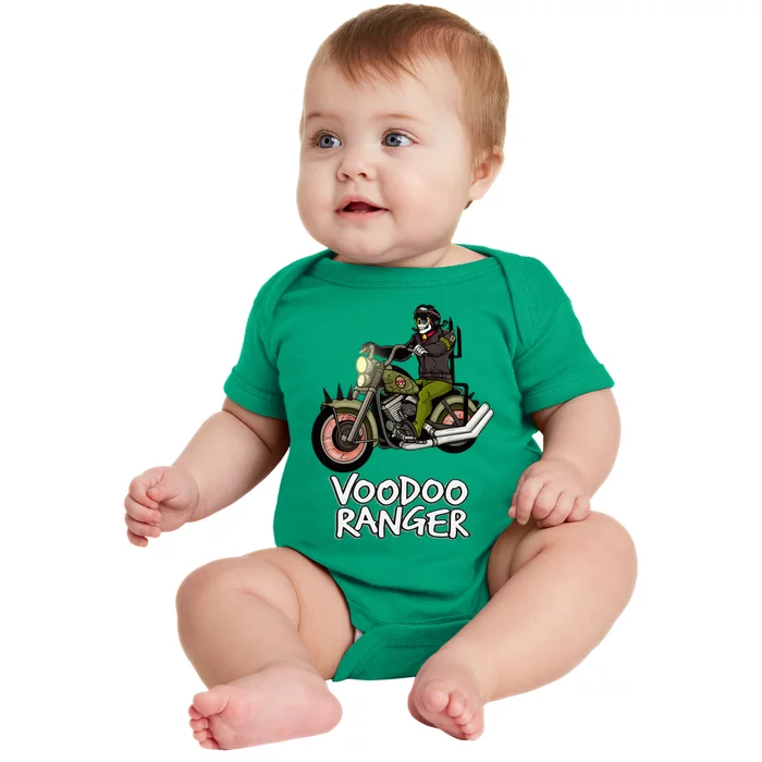 Motorcycle Drag Racing Sprints Voodoo Bike Rider Baby Bodysuit